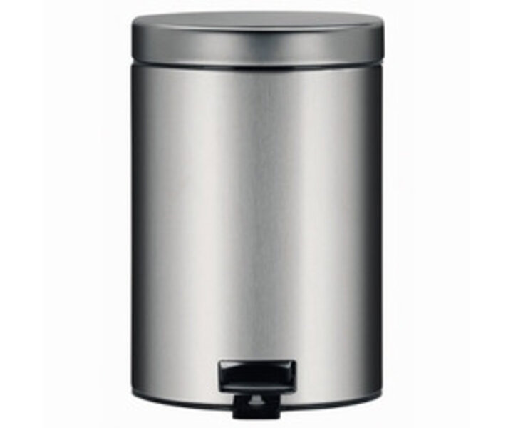 M&T Poubelle à pédale 5 litres inoxydable