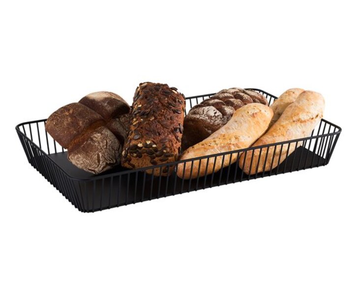 M&T Basket GN 1/1 black metal "Urban "