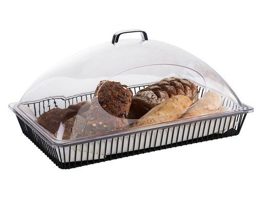 M&T Basket GN 1/1 black metal "Urban " with plexi cover