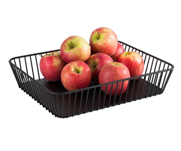 M&T Basket GN 1/2 black metal "Urban "