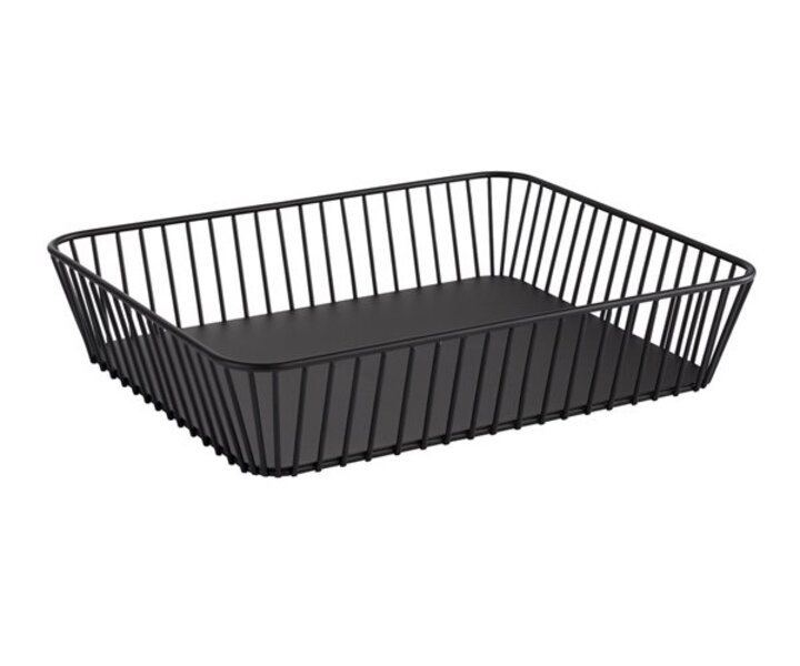 M&T Basket GN 1/2 black metal "Urban "