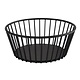 M & T  Basket round  black metal " Urban "