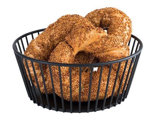 M&T Basket round black metal " Urban "