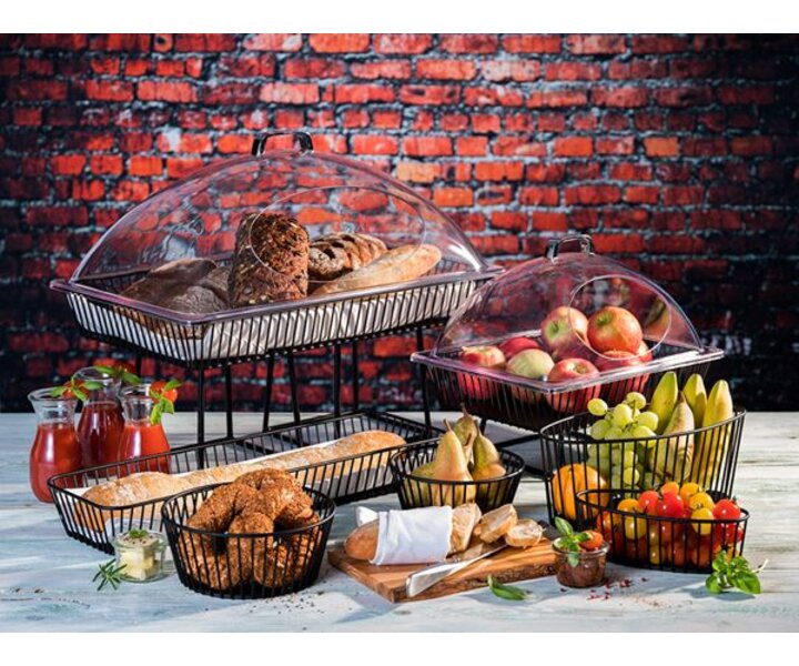 M&T Mand GN 1/1 zwart metaal " Urban "