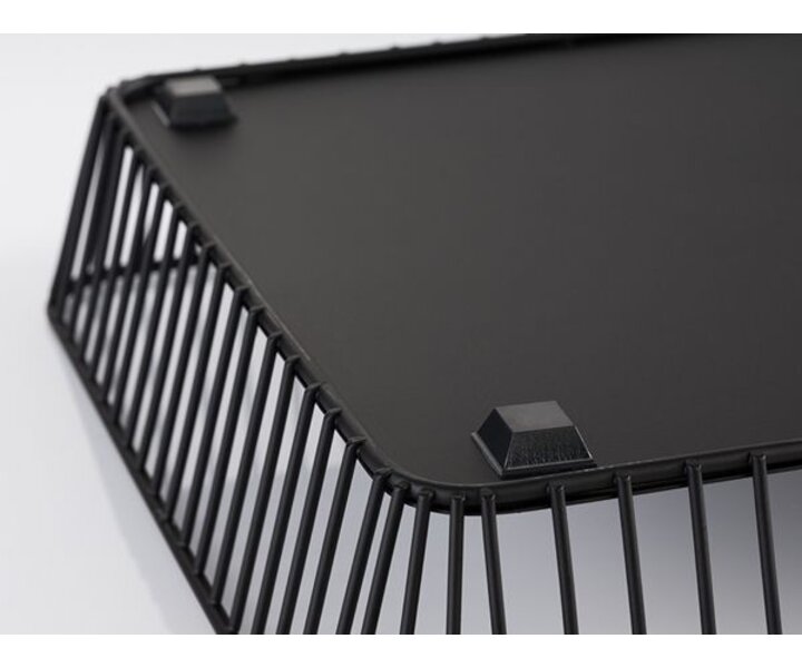 M&T Panier GN 1/2 métal noir "Urban"