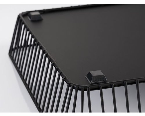 M&T Basket GN 2/4  black metal "Urban "