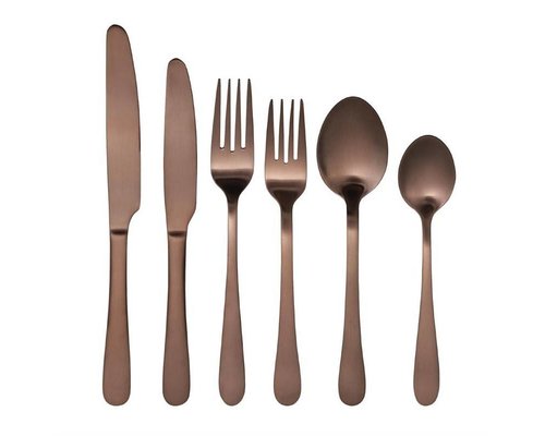 OLYMPIA Bestek  Dessert fork Cyprium copper