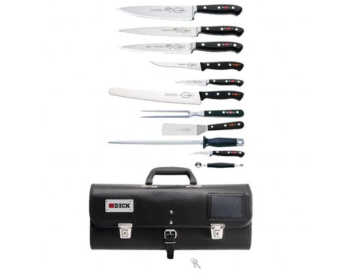 DICK  Kitchen knife set 12 pieces with foldable knife holder