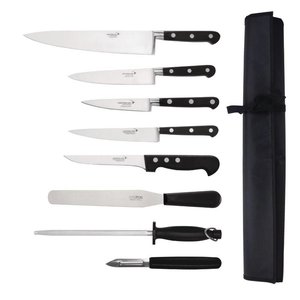 DéGLON  Ensemble de 9 couteaux de cuisine avec etui