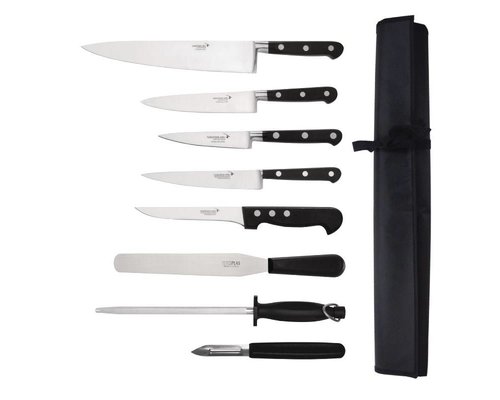 DéGLON  Ensemble de 9 couteaux de cuisine avec etui