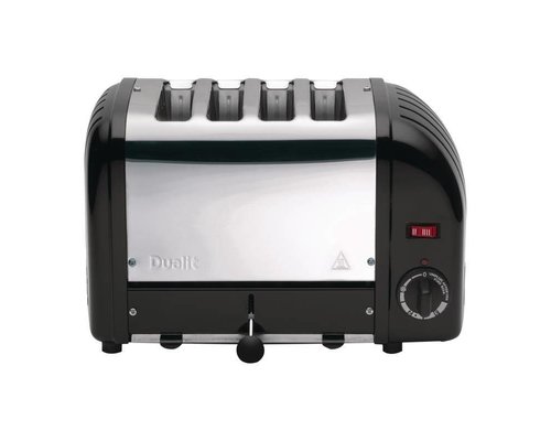 DUALIT  Broodrooster 4 sleuven zwarte uitvoering