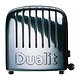 DUALIT  Grille-pain 4 tranches couleur : inoxydable