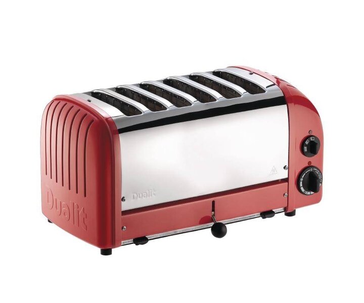 DUALIT  Grille-pain 6 tranches couleur : rouge