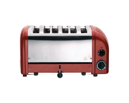 DUALIT  Toaster 6 slices color : red