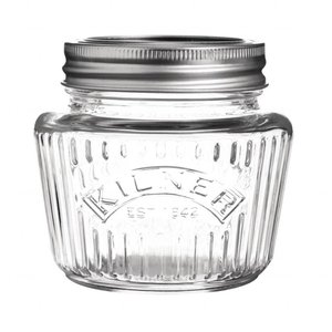 Bouteille verre carrée 1 L Kilner 