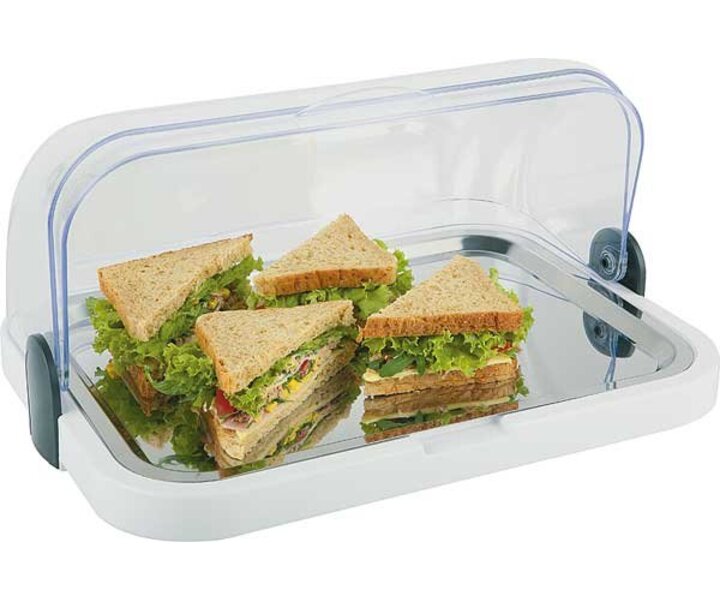 M&T Vitrine de buffet avec couvercle roll top ( set de 4 pcs )