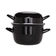 Cosy & Trendy for professionals Mosselpot zwart 1,2 kg