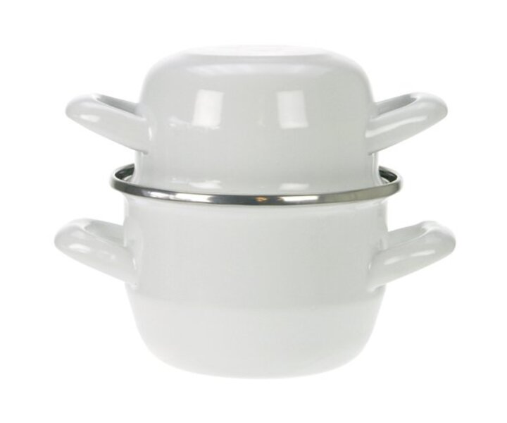 M&T Casserole à moules couleur blanche 0,5 kg