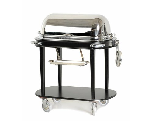 M&T Carving trolley cloche made of stainless steel  modern design