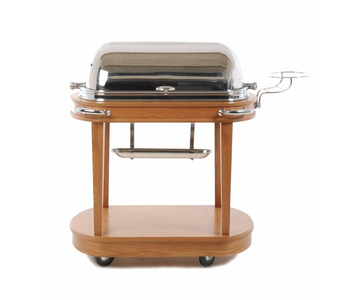 M&T Carving trolley cloche made of stainless steel