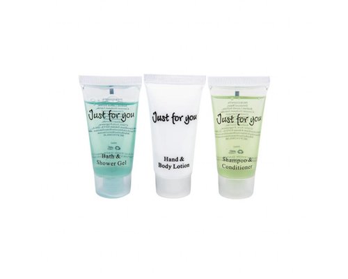 M&T Tube 20 ml  bad- & douchegel "  Just for you "   doos met 100 tubes