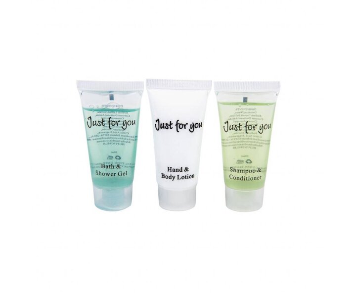 M&T Tube 20 ml  Bath & Shower Gel  "Just for you "  box with 100 tubes