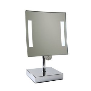 M & T  Badkamer spiegel met LED verlichting  op voet