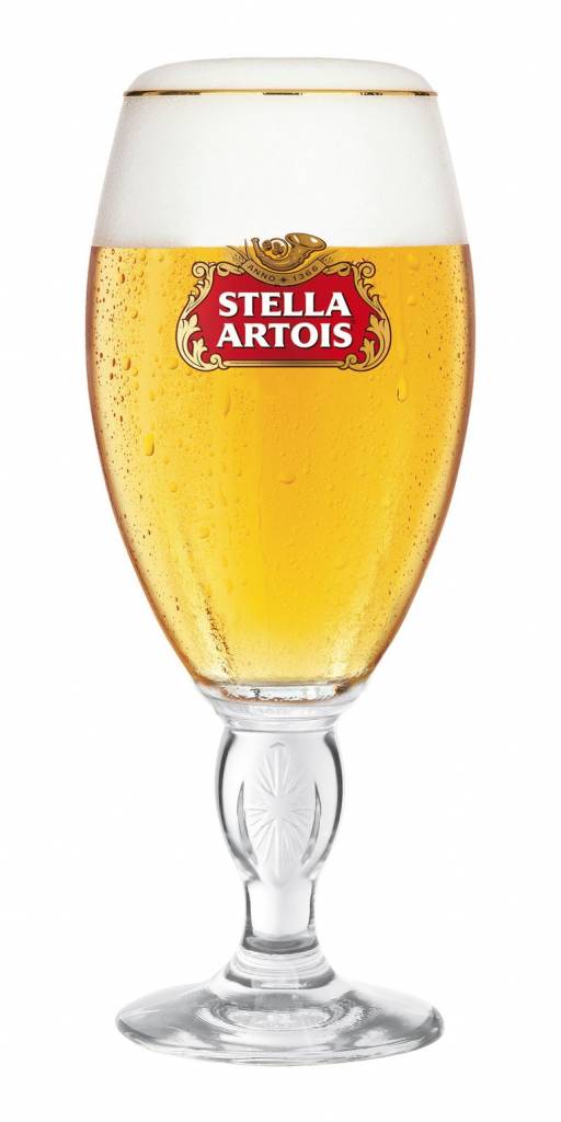 Stella Artois glas op voet 25 cl - M&T International Hotel & Restaurant  Supplies NV