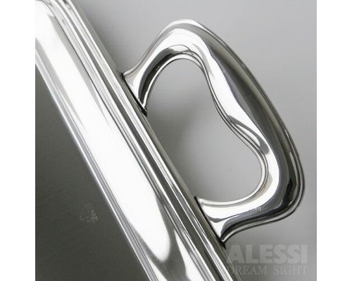 ALESSI  Plateau rectangulaire avec poignées  48,5 x 37 cm