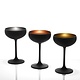 STÖLZLE  Champagne saucer 23 cl black/silver  Olympic