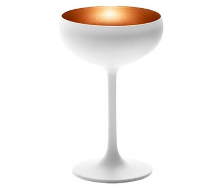 STÖLZLE  Champagne saucer 23 cl  white/gold  Olympic