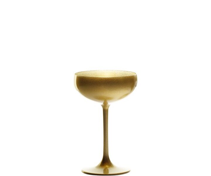STÖLZLE  Champagne saucer 23 cl  gold  Olympic