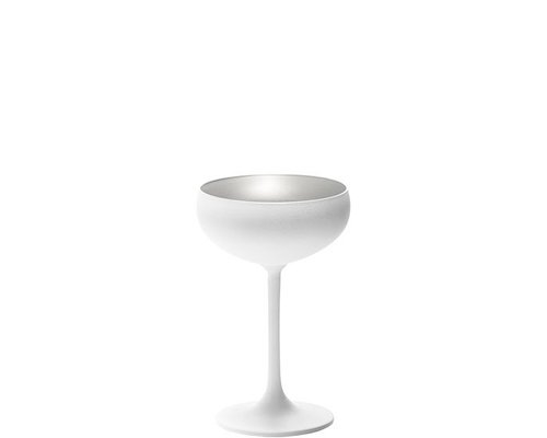 STÖLZLE  Champagne saucer 23 cl silver/matt