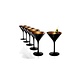 STÖLZLE  Martini cocktail & Champagne glass 24 cl black / bronse Olympic