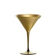 STÖLZLE  Verre à Martini , cocktail  & Champagne 24 cl  or Olympic