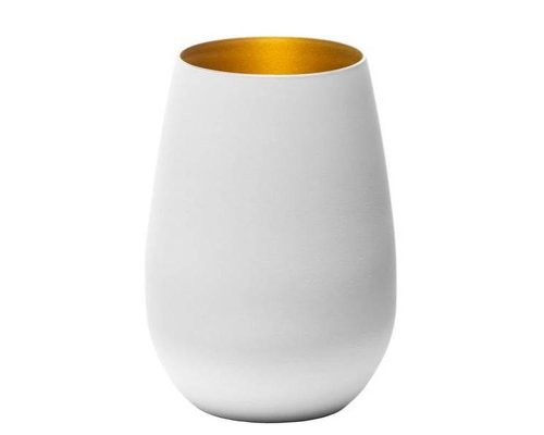STÖLZLE  High  ball glass  47 cl  white/gold Olympic