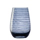 STÖLZLE  Water & longdrink glas 47 cl blauw/grijs Twister