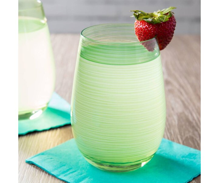 STÖLZLE  High  ball glass  47 cl green Twister