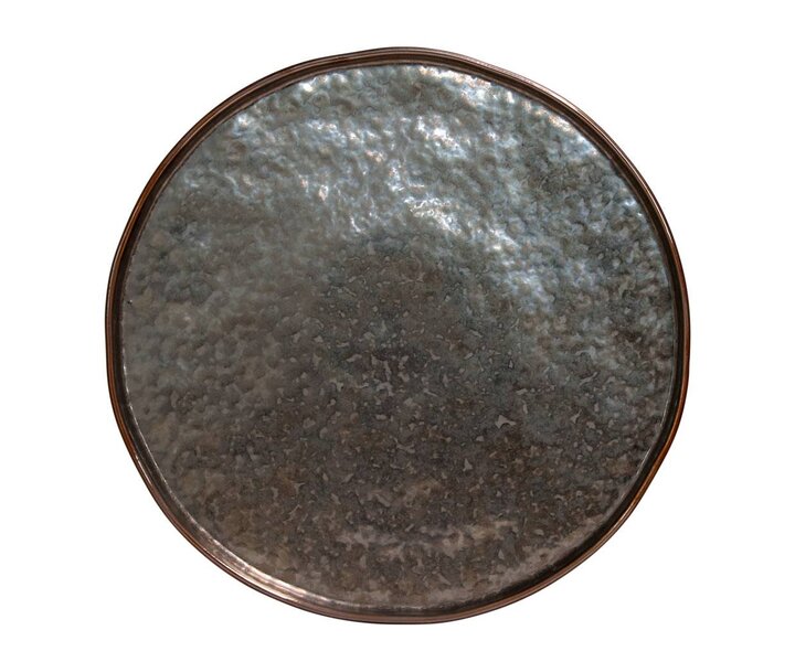 COSTA NOVA  Flat plate 27 cm Lagoa Metal Black