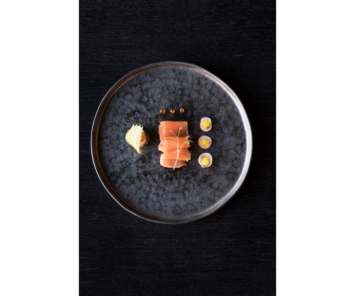 COSTA NOVA  Assiette plate 27 cm Lagoa Metal Black