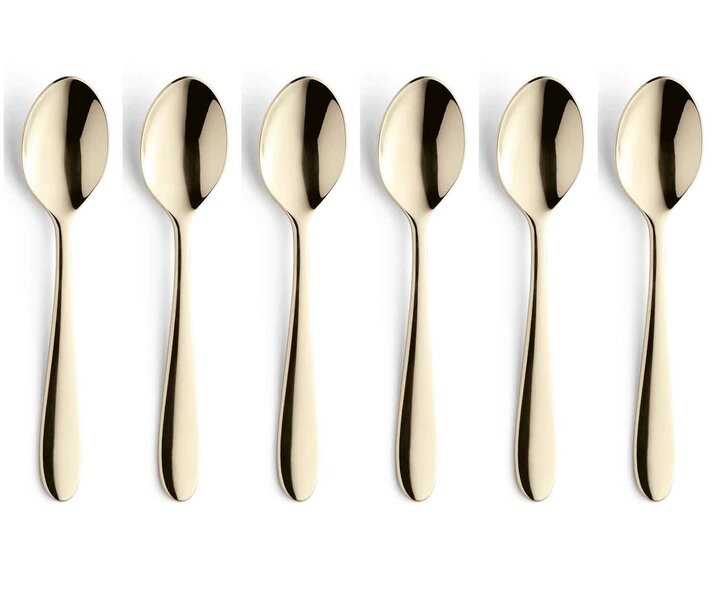 AMEFA Coffee spoon PVD coating Champagne