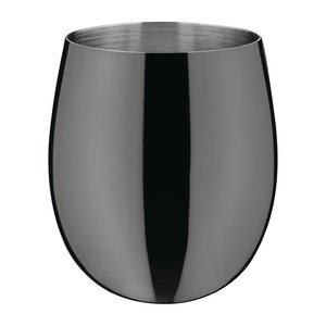 M & T  Cocktail goblet 34 cl Gun finish  black