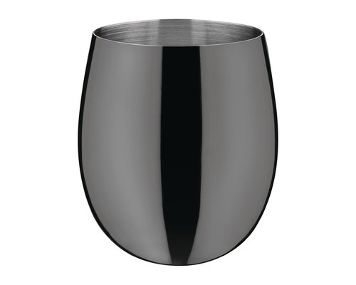 M & T  Cocktail goblet  34 cl  Gun finish black