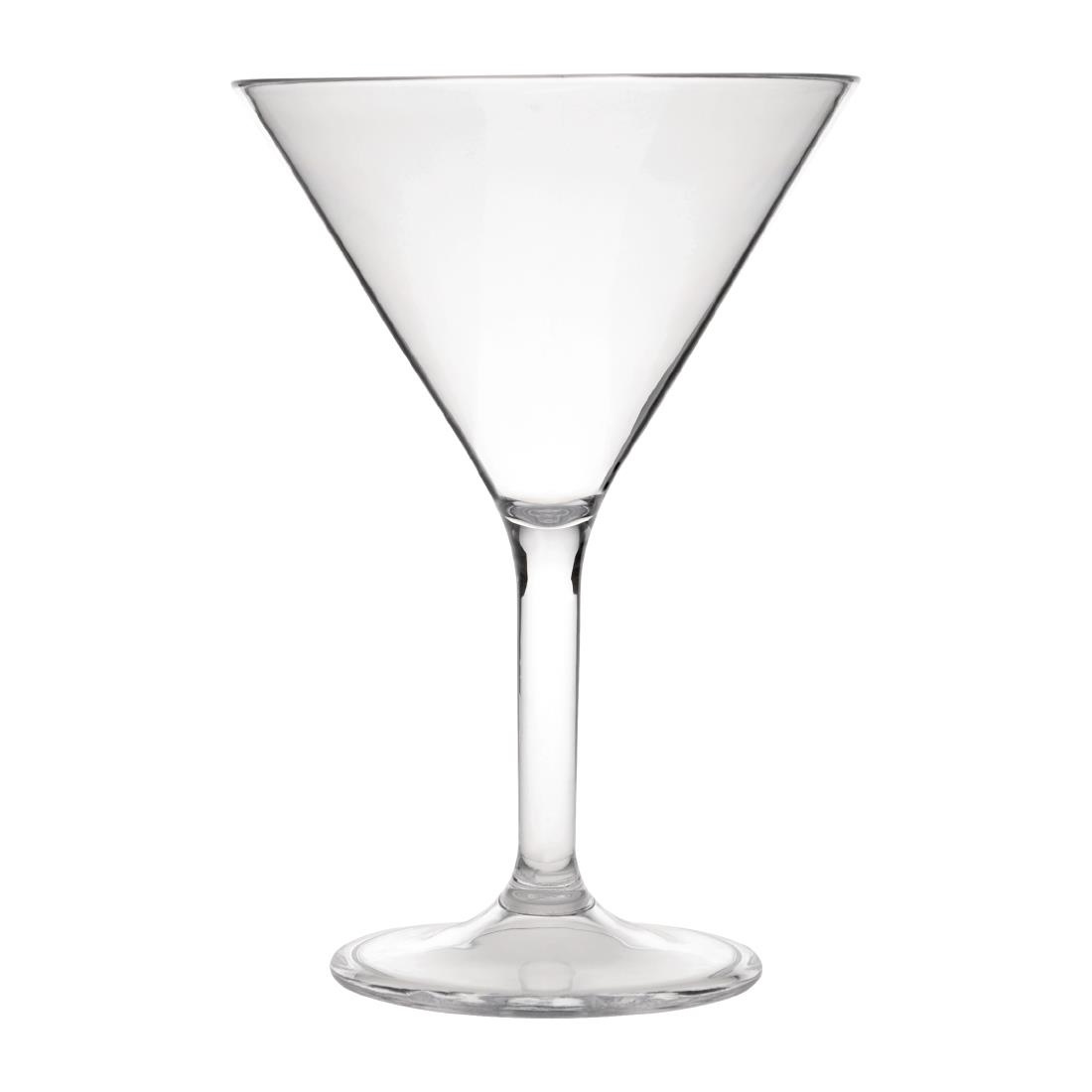 Martini glas 30 cl polycarbonaat M&T International Hotel & Restaurant