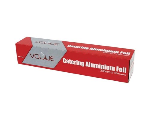 VOGUE  Aluminium foil in carton dispener and  with serrated cutting blade