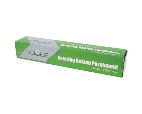 VOGUE  Baking parchment  in carton dispener and  with serrated cutting blade