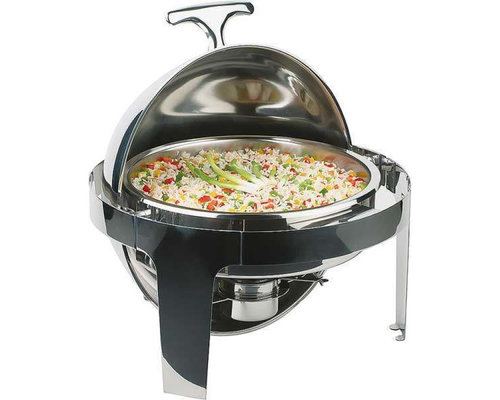 M&T Chafing dish rond deluxe met rolltop