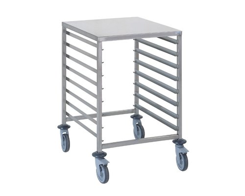 TOURNUS  Echelle / chariot à glissières pour 8 GN 2/1 et table de travail