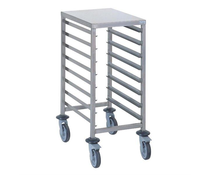 TOURNUS  Regaalwagen voor 8 GN 1/1 en werktafel