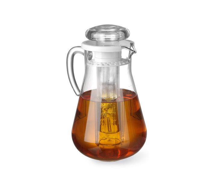 M&T Pichet 2,2 litres SAN plastique  avec tube à glaçons  pour le rafraichissement.